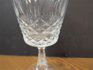 VINTAGE WATERFORD CRYSTAL LISMORE WATER GOBLET - IRELAND 6.75